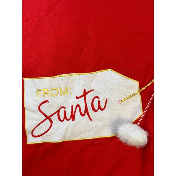 Christmas Santa Sack Set Of 2 Gift Bags Penguin And Santa Note Large Medium - Picture 3 of 12